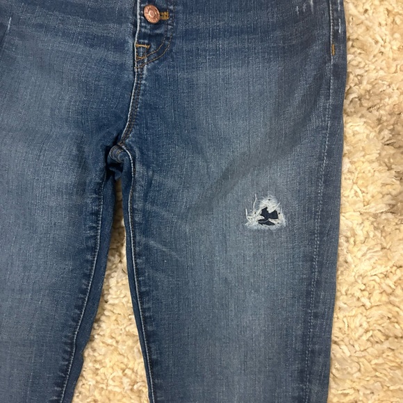 J Crew Curvy Toothpick Jeans Size 25 Raw Hem - Picture 8 of 8